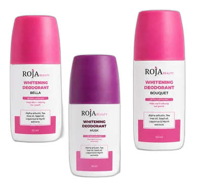 ROJA 48h Whitening Natural Roll-On Deodorant (Aluminum-Free)